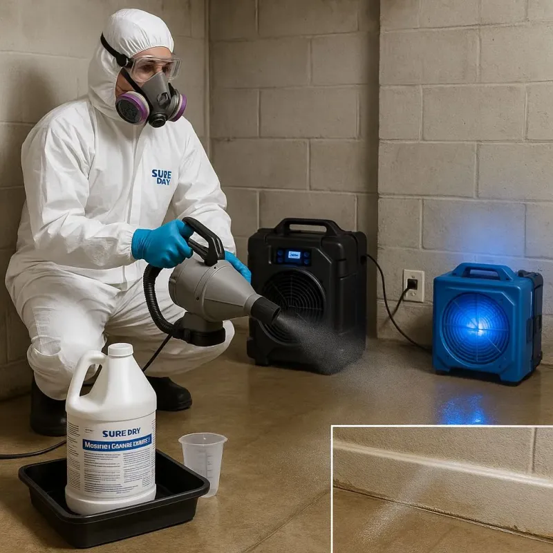 Sanitization and Odor Removal process in New Matamoras, OH