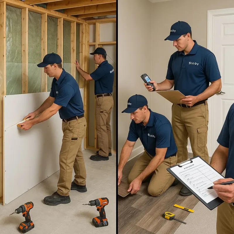 Repairs and Reconstruction process in New Matamoras, OH